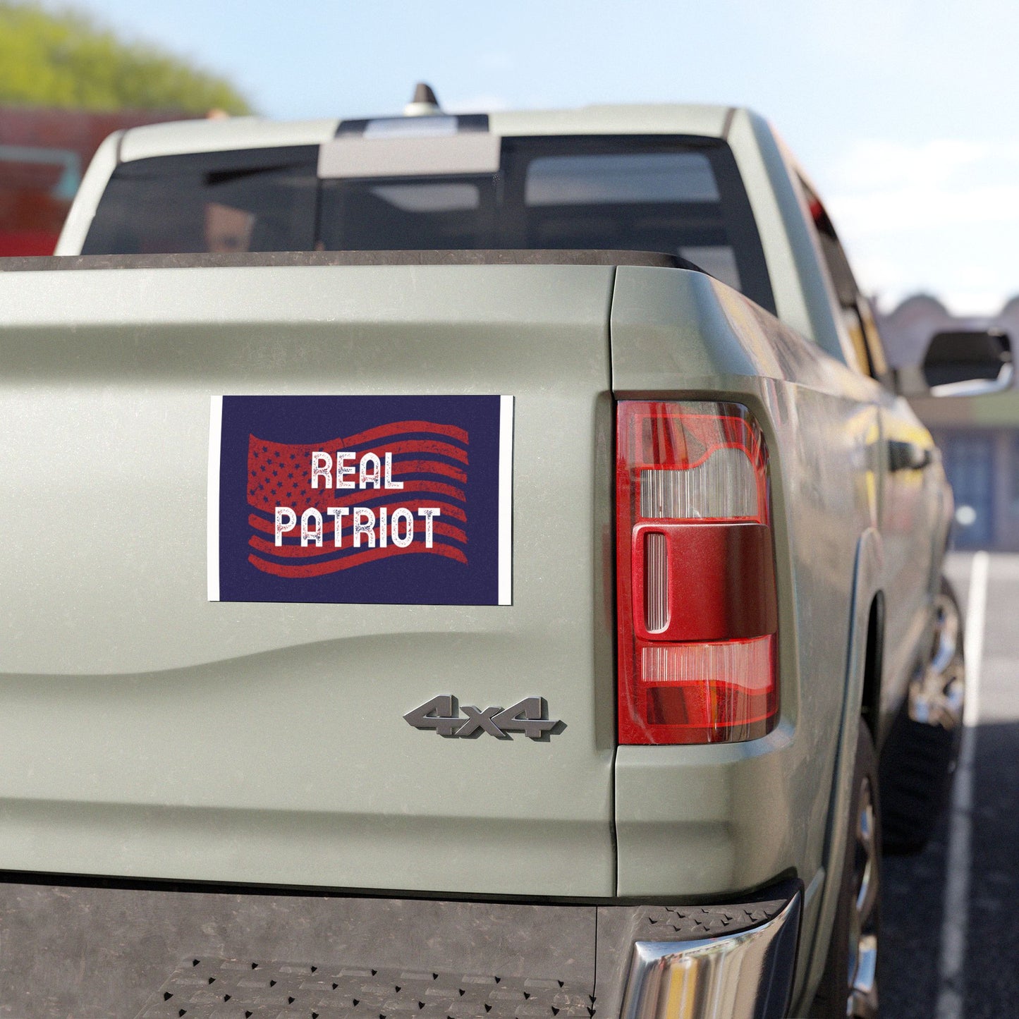 Real Patriot USA Car Magnets - American Design, Car Accessories, Gifts for Veterans, Dads and Proud Everyday Patriots