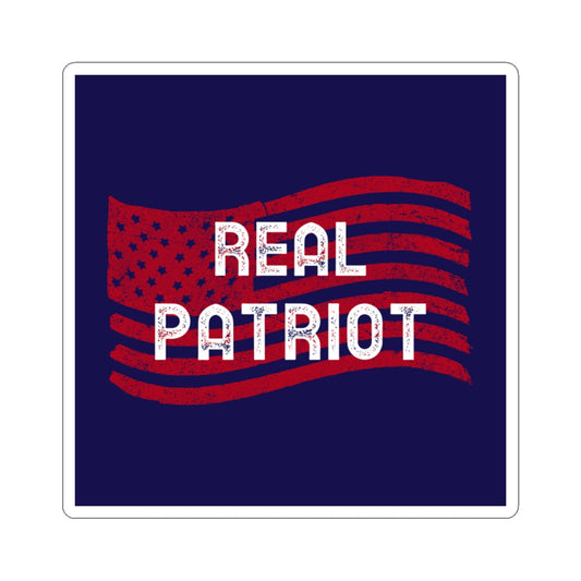 Real Patriot Stickers, USA Stickers for Veterans, American Vintage, Laptop Decor, USA Flag Stickers, Gift For Dad