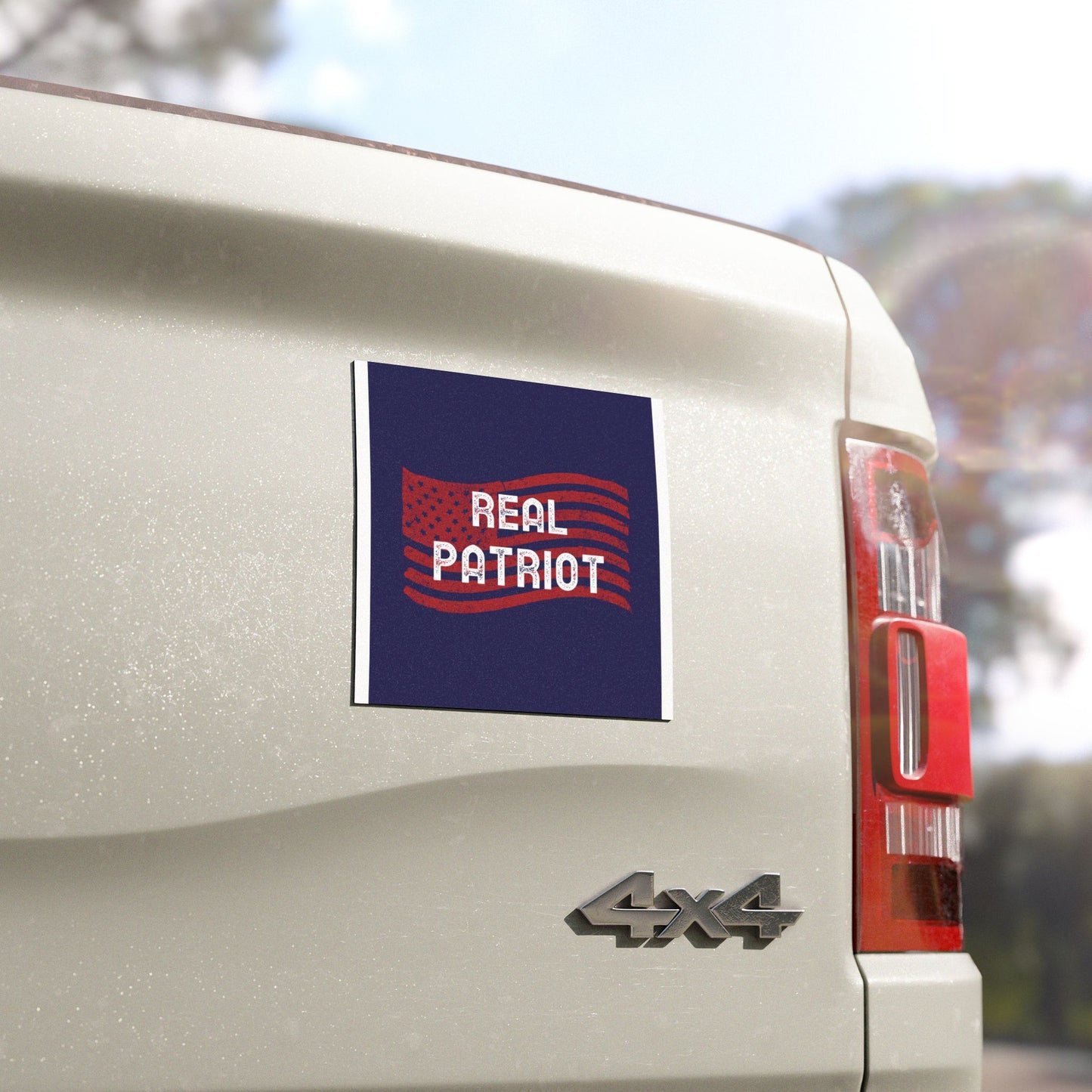 Real Patriot USA Car Magnets - American Design, Car Accessories, Gifts for Veterans, Dads and Proud Everyday Patriots