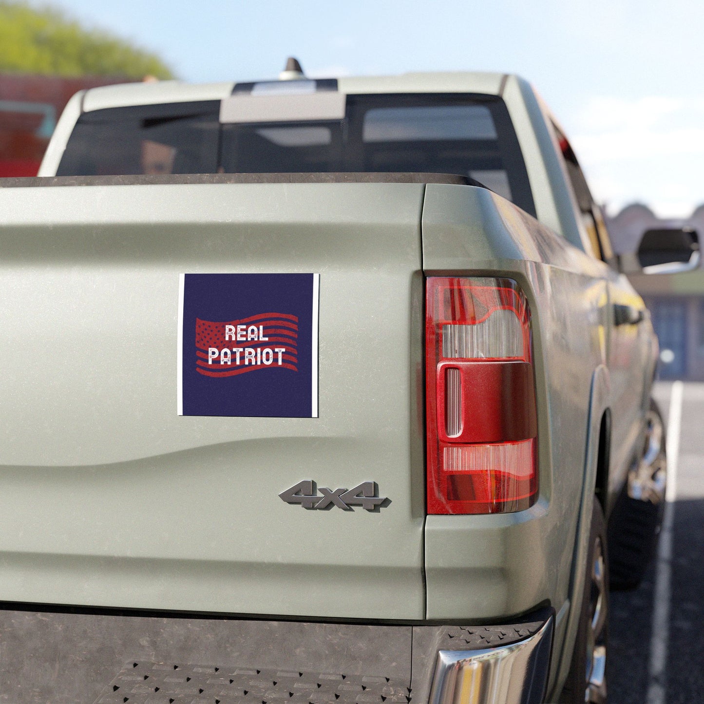 Real Patriot USA Car Magnets - American Design, Car Accessories, Gifts for Veterans, Dads and Proud Everyday Patriots