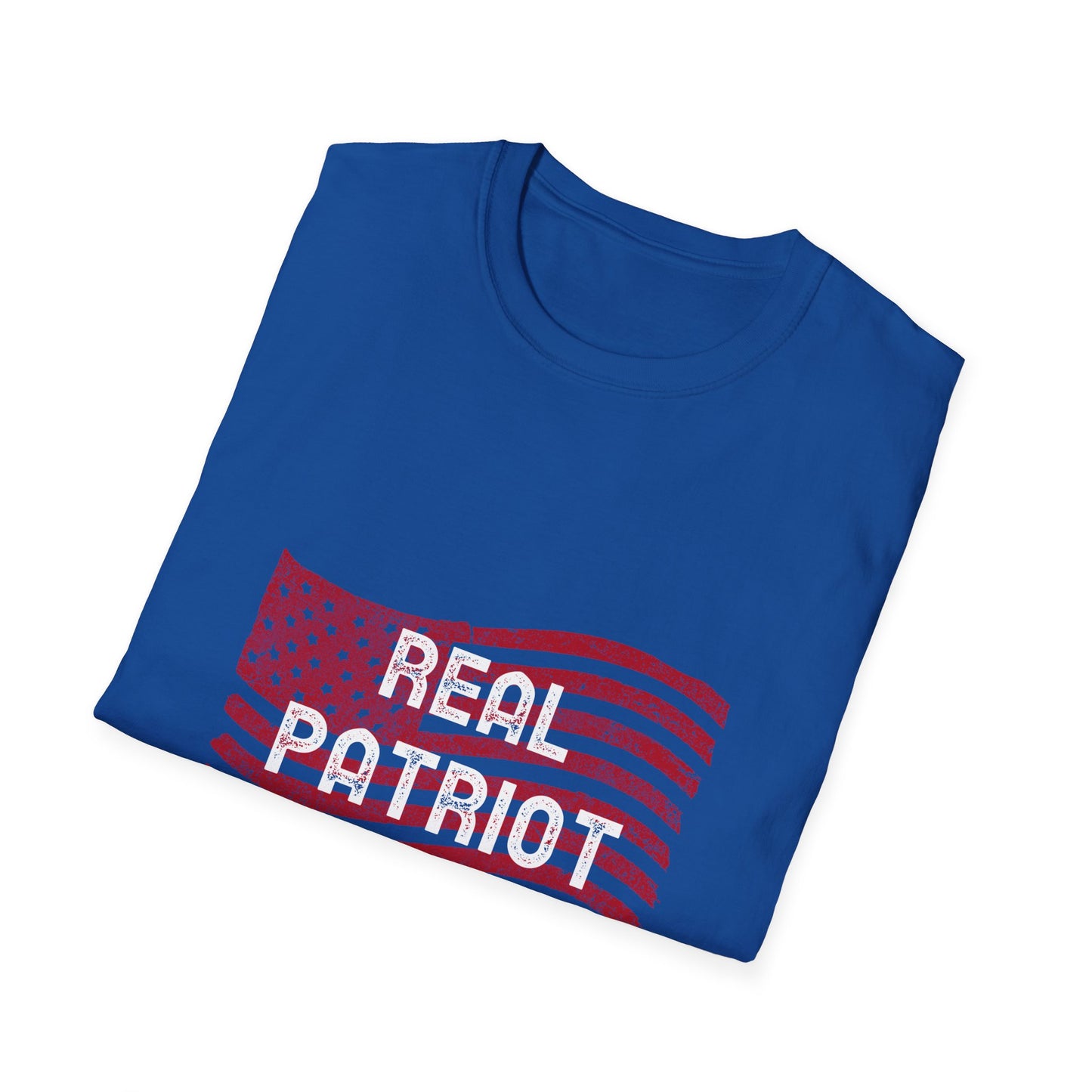 Real Patriot Shirt – Vintage American Flag Graphic for Proud Everyday Patriots Unisex T-Shirt, Gift for Veterans, American Pride Apparel